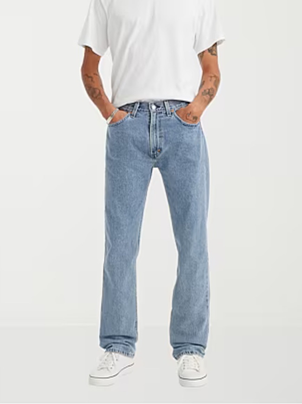 Levi's Men's Relaxed Light Blue Denim Jeans